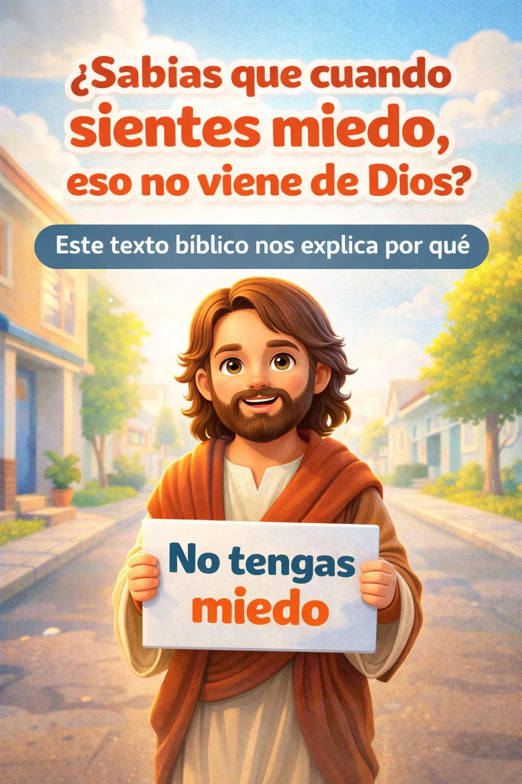 Portada del devocional ¿Sabías que cuando sientes miedo, eso no viene de Dios?
